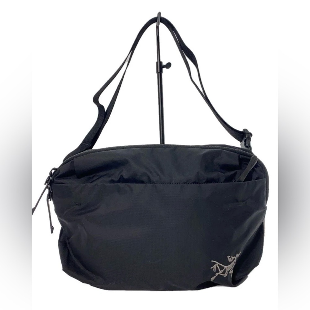 Arc'teryx Black Nylon Messenger Bag